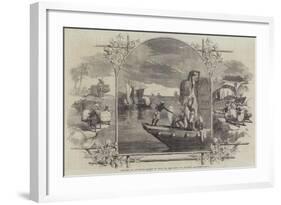 Methods of Conveying Cotton in India to the Ports of Shipment-null-Framed Giclee Print