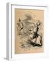 'Metius aggravating Titus Manlius', 1852-John Leech-Framed Giclee Print