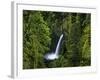 Metlako Falls Along Eagle Creek in the Mount Hood National Forest, Oregon, USA-Chuck Haney-Framed Photographic Print