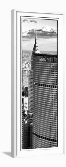 Metlife Building and Tof of Chrysler Building, Manhattan, New York City-Philippe Hugonnard-Framed Art Print