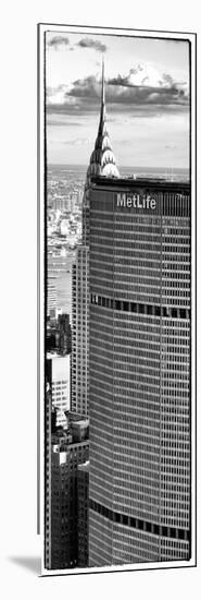 Metlife Building and Tof of Chrysler Building, Manhattan, New York City-Philippe Hugonnard-Mounted Art Print