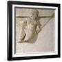 Metope Depicting Dancers, Relief from Heraion Near Paestum, Campania, Italy, Detail-null-Framed Giclee Print