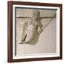 Metope Depicting Dancers, Relief from Heraion Near Paestum, Campania, Italy, Detail-null-Framed Giclee Print