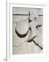 Metope with Relief Depicting Warrior, 490 BC, from Paestum, 5th Century BC-null-Framed Giclee Print