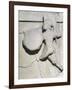 Metope with Relief Depicting Warrior, 490 BC, from Paestum, 5th Century BC-null-Framed Giclee Print