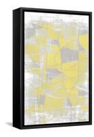 Metric Pantone Yellow-Denise Brown-Framed Stretched Canvas