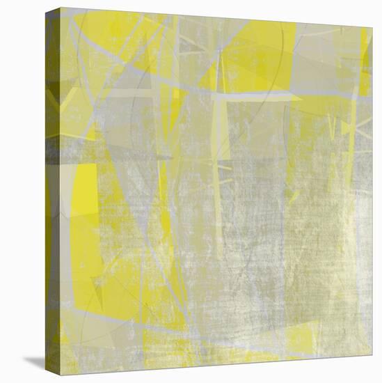Metric Square 1-Denise Brown-Stretched Canvas