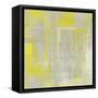 Metric Square 1-Denise Brown-Framed Stretched Canvas