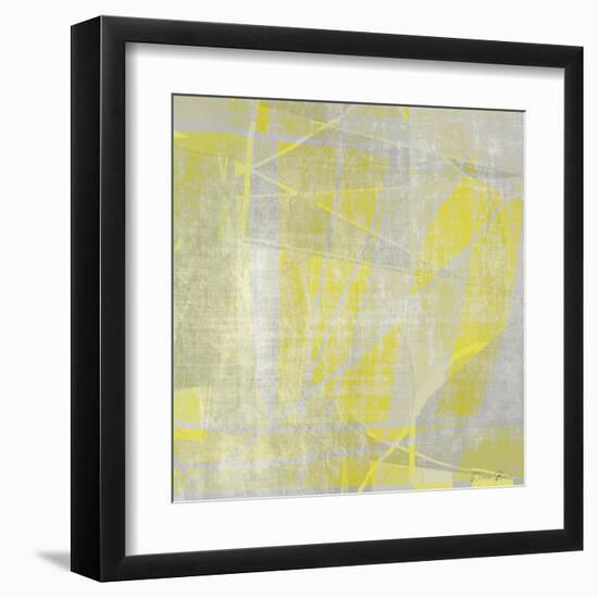 Metric Square 2-Denise Brown-Framed Art Print