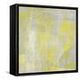 Metric Square 2-Denise Brown-Framed Stretched Canvas