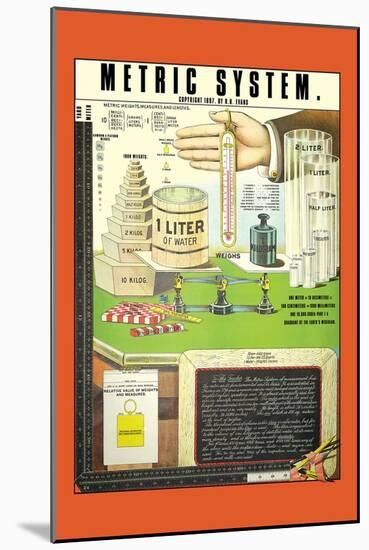 Metric System, c.1897-null-Mounted Art Print