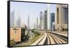 Metro, Dubai, United Arab Emirates-Fraser Hall-Framed Stretched Canvas