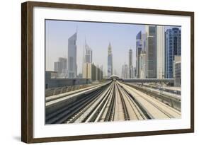 Metro, Dubai, United Arab Emirates-Fraser Hall-Framed Photographic Print