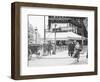 Metro Entrance and Restaurant-null-Framed Photographic Print