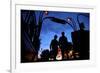 Metro Entrance, Montmartre, with Moulin Rouge in the Background, Paris, France, Europe-Neil Farrin-Framed Photographic Print