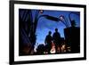 Metro Entrance, Montmartre, with Moulin Rouge in the Background, Paris, France, Europe-Neil Farrin-Framed Photographic Print