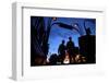 Metro Entrance, Montmartre, with Moulin Rouge in the Background, Paris, France, Europe-Neil Farrin-Framed Photographic Print