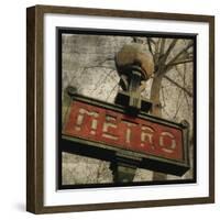 Metro II-John W Golden-Framed Giclee Print