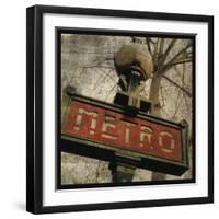 Metro II-John W Golden-Framed Giclee Print