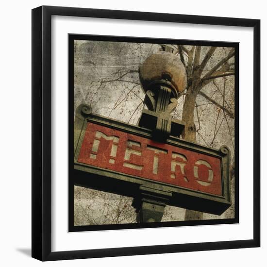 Metro II-John W Golden-Framed Giclee Print