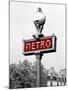 Metro in Paris (Red) Border-Emily Navas-Mounted Photographic Print