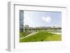 Metro, Local Transport, Orestad, Island Amager, Copenhagen, Denmark, Scandinavia-Axel Schmies-Framed Photographic Print