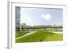 Metro, Local Transport, Orestad, Island Amager, Copenhagen, Denmark, Scandinavia-Axel Schmies-Framed Photographic Print