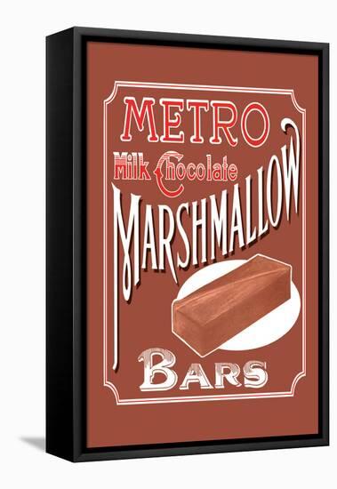Metro Milk Chocolate Marshmallow Bars-null-Framed Stretched Canvas