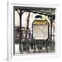 Metro Paris Abbesses-Philippe Hugonnard-Framed Giclee Print