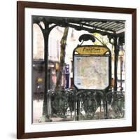 Metro Paris Abbesses-Philippe Hugonnard-Framed Giclee Print