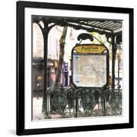 Metro Paris Abbesses-Philippe Hugonnard-Framed Giclee Print