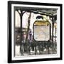 Metro Paris Abbesses-Philippe Hugonnard-Framed Giclee Print