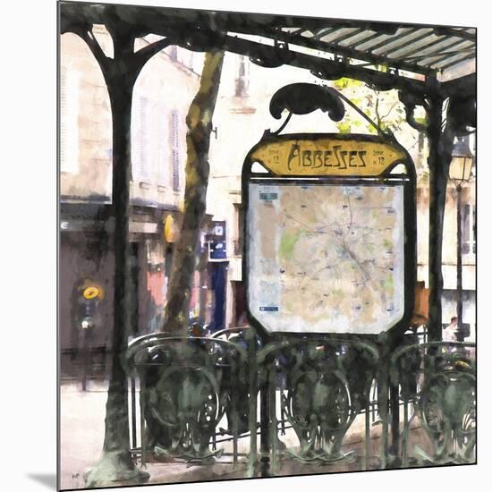 Metro Paris Abbesses-Philippe Hugonnard-Mounted Giclee Print
