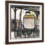Metro Paris Abbesses-Philippe Hugonnard-Framed Giclee Print