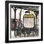 Metro Paris Abbesses-Philippe Hugonnard-Framed Giclee Print