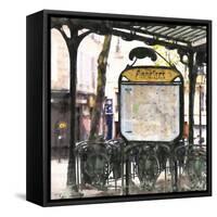 Metro Paris Abbesses-Philippe Hugonnard-Framed Stretched Canvas