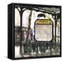 Metro Paris Abbesses-Philippe Hugonnard-Framed Stretched Canvas