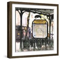 Metro Paris Abbesses-Philippe Hugonnard-Framed Giclee Print