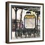 Metro Paris Abbesses-Philippe Hugonnard-Framed Giclee Print