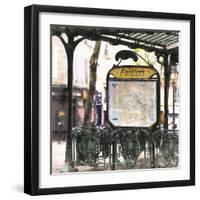 Metro Paris Abbesses-Philippe Hugonnard-Framed Giclee Print