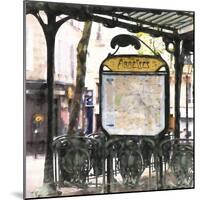 Metro Paris Abbesses-Philippe Hugonnard-Mounted Giclee Print