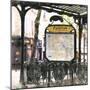 Metro Paris Abbesses-Philippe Hugonnard-Mounted Giclee Print