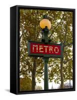 Metro, Paris, France-Lisa S. Engelbrecht-Framed Stretched Canvas