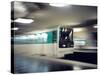 Metro, Paris, France-David Barnes-Stretched Canvas