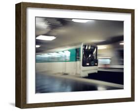 Metro, Paris, France-David Barnes-Framed Premium Photographic Print