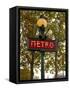 Metro, Paris, France-Lisa S. Engelbrecht-Framed Stretched Canvas