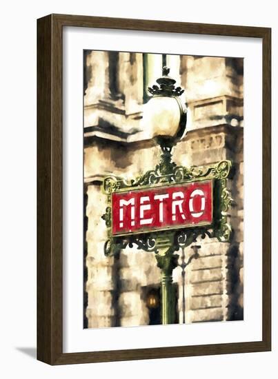 Metro Paris-Philippe Hugonnard-Framed Giclee Print