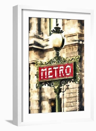 Metro Paris-Philippe Hugonnard-Framed Giclee Print