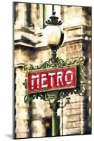 Metro Paris-Philippe Hugonnard-Mounted Giclee Print