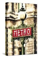 Metro Paris-Philippe Hugonnard-Stretched Canvas